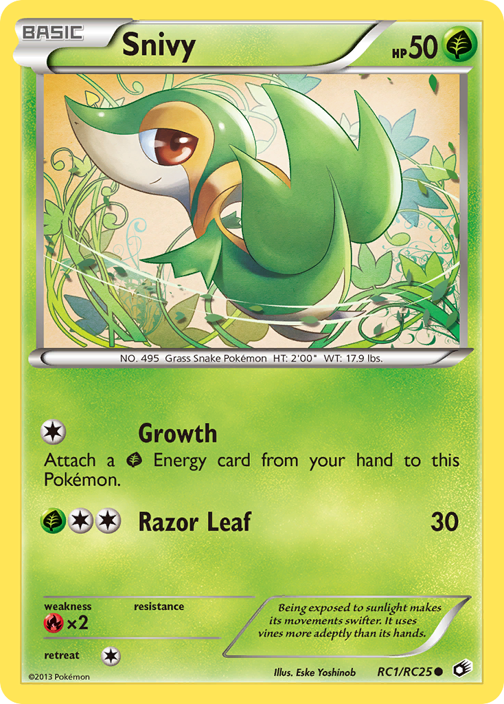 Snivy (RC1/RC25) [Black & White: Legendary Treasures] | Pegasus Games WI