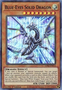 Blue-Eyes Solid Dragon (Green) [LDS2-EN014] Ultra Rare | Pegasus Games WI