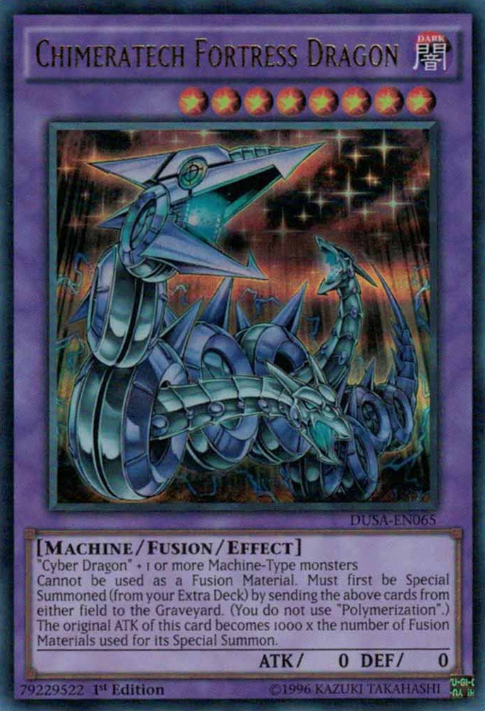 Chimeratech Fortress Dragon [DUSA-EN065] Ultra Rare | Pegasus Games WI