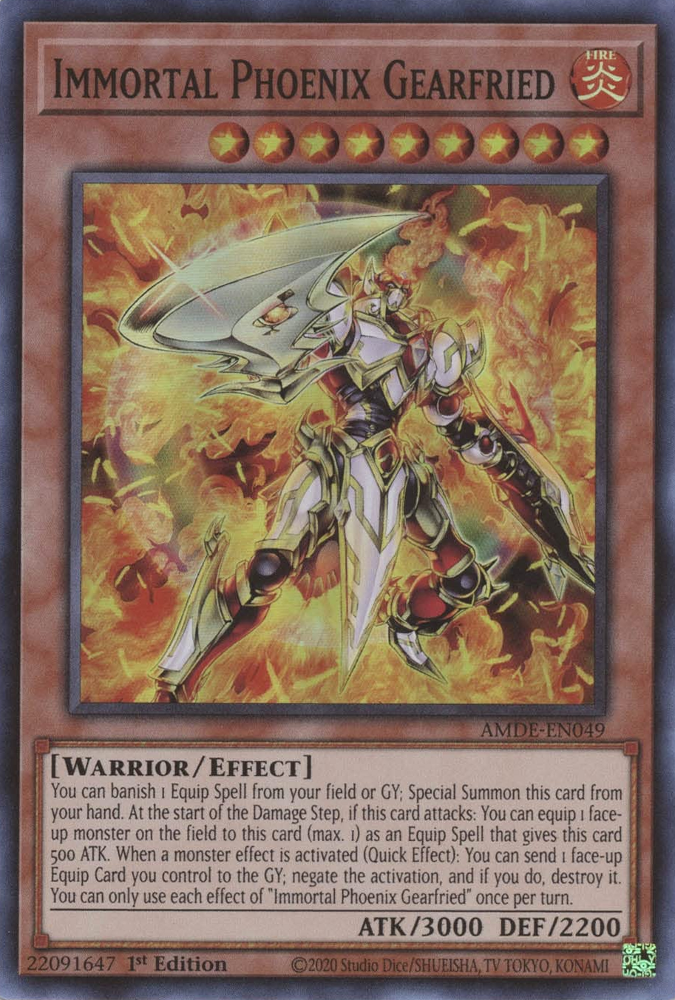 Immortal Phoenix Gearfried [AMDE-EN049] Super Rare | Pegasus Games WI