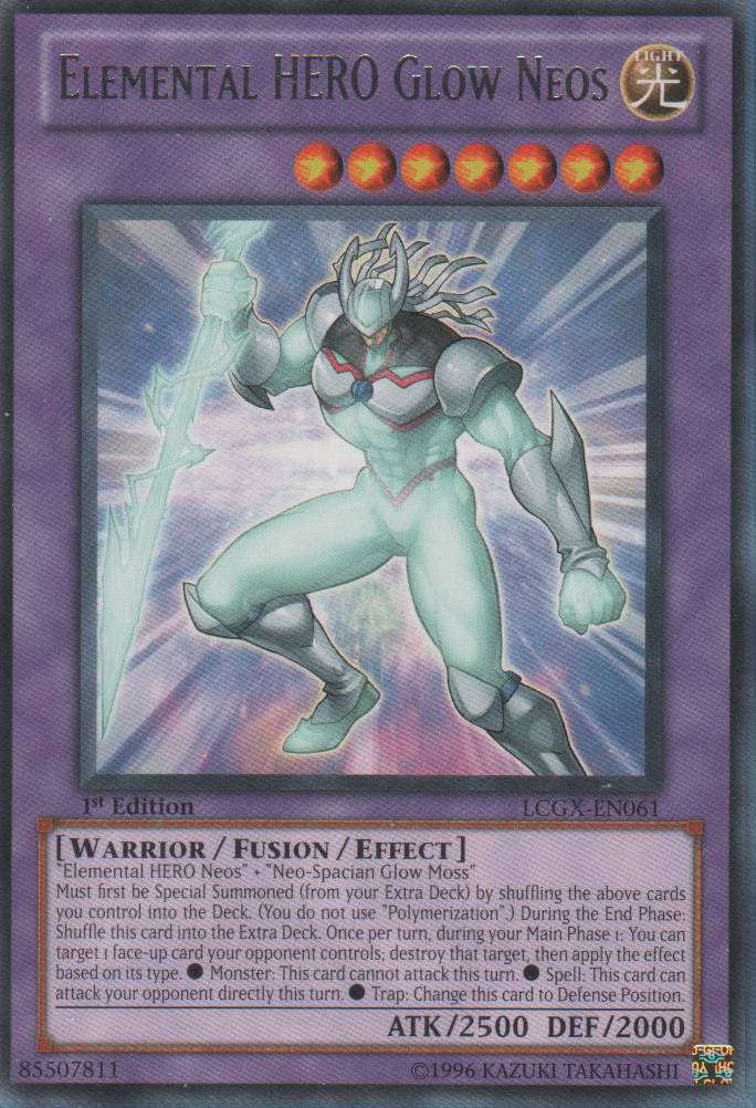 Elemental HERO Glow Neos [LCGX-EN061] Rare | Pegasus Games WI