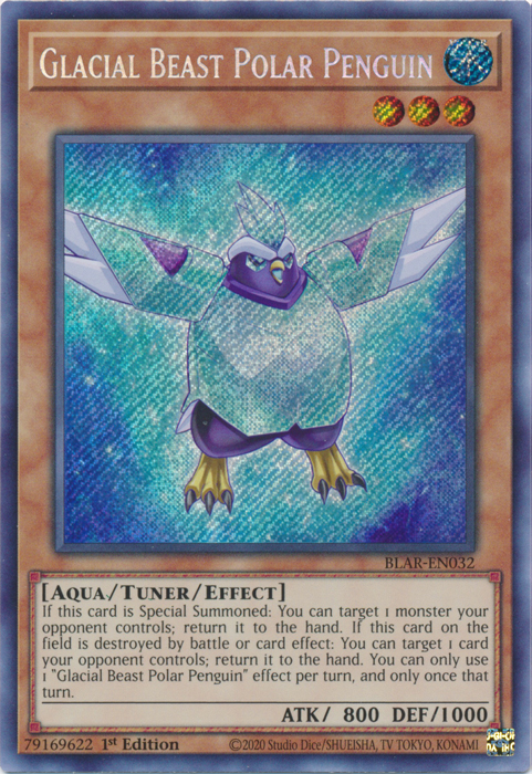 Glacial Beast Polar Penguin [BLAR-EN032] Secret Rare | Pegasus Games WI