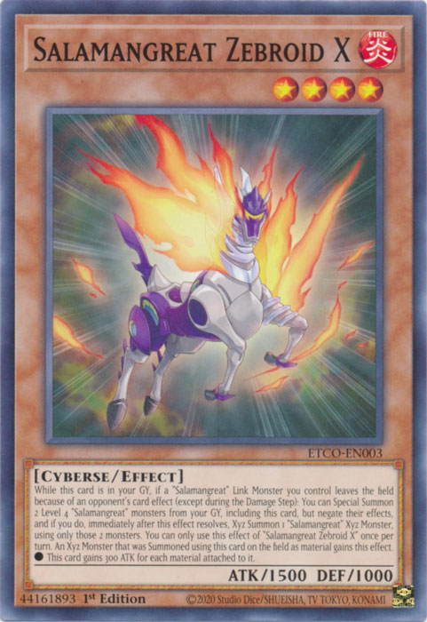 Salamangreat Zebroid X [ETCO-EN003] Common | Pegasus Games WI