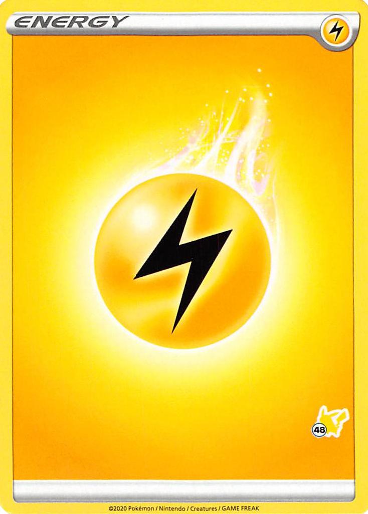 Lightning Energy (Pikachu Stamp #48) [Battle Academy 2022] | Pegasus Games WI