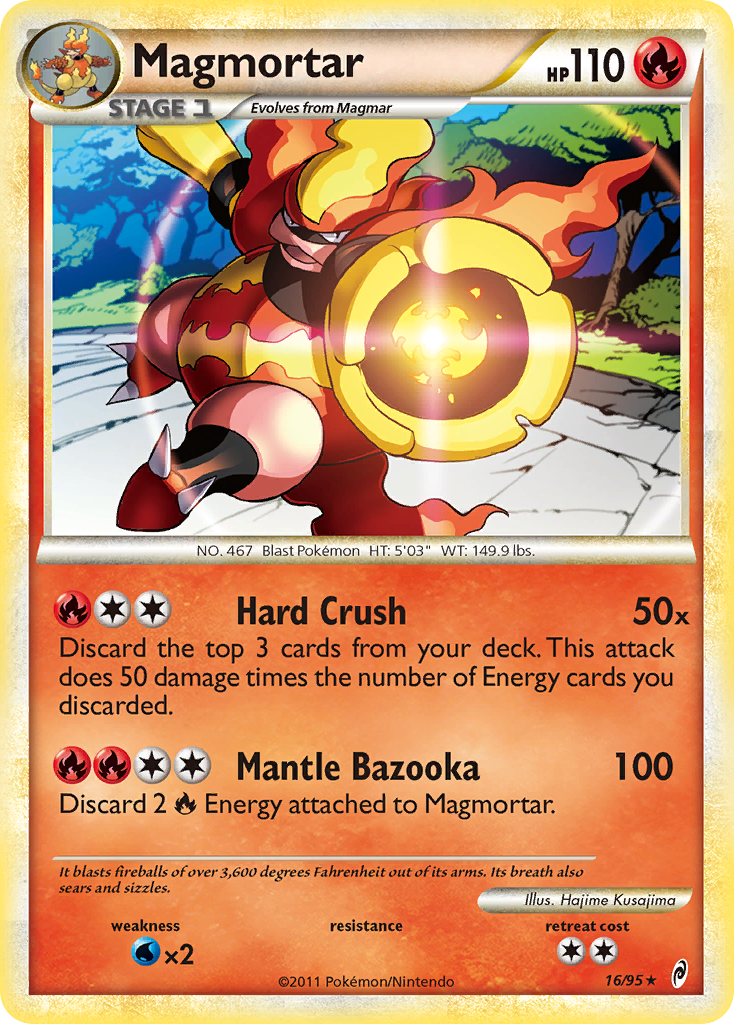 Magmortar (16/95) [HeartGold & SoulSilver: Call of Legends] | Pegasus Games WI