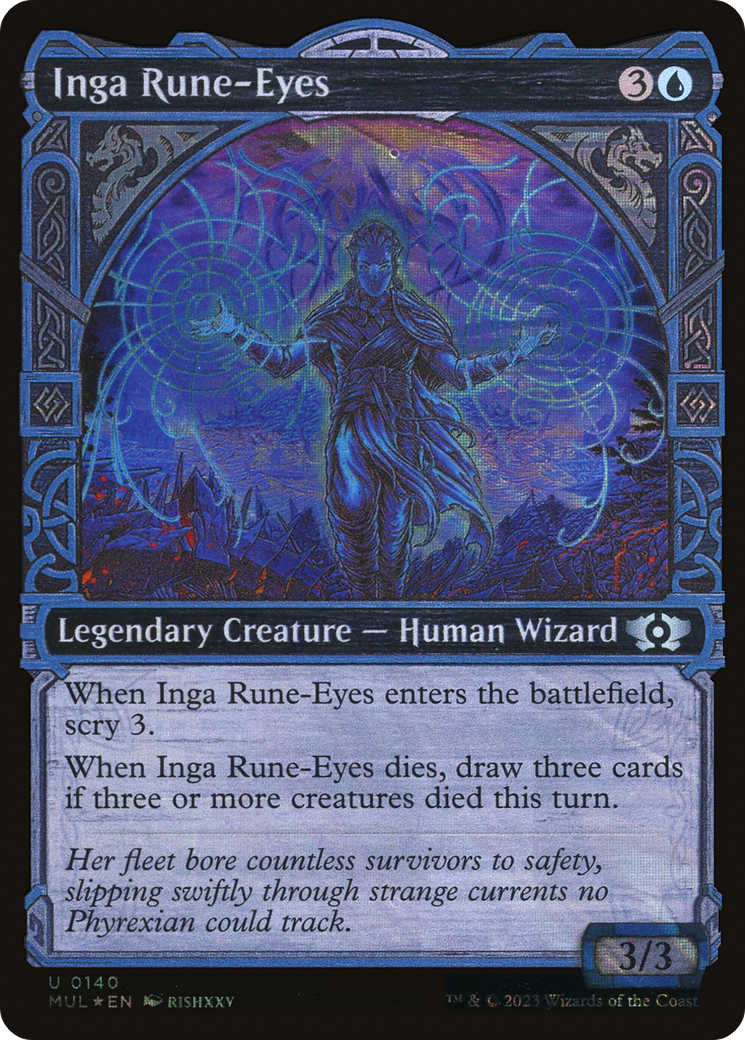 Inga Rune-Eyes (Halo Foil) [Multiverse Legends] | Pegasus Games WI