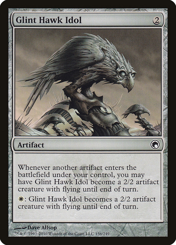 Glint Hawk Idol [Scars of Mirrodin] | Pegasus Games WI
