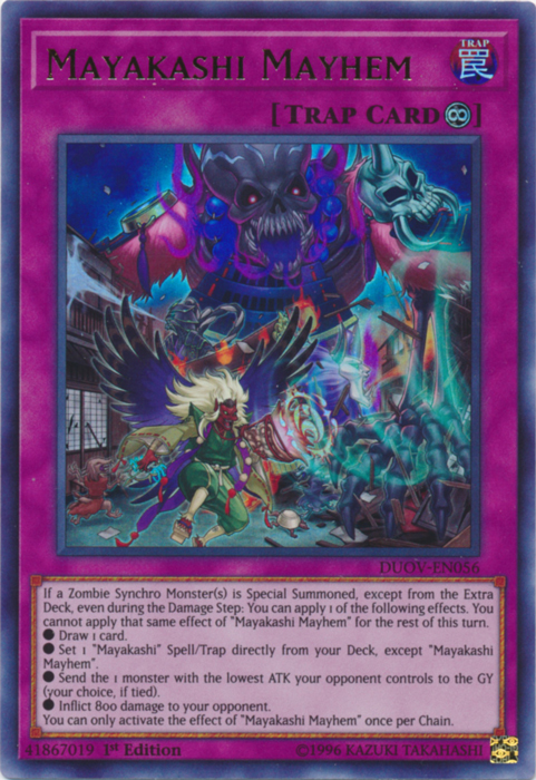 Mayakashi Mayhem [DUOV-EN056] Ultra Rare | Pegasus Games WI