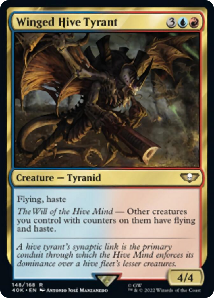 Winged Hive Tyrant (Surge Foil) [Warhammer 40,000] | Pegasus Games WI