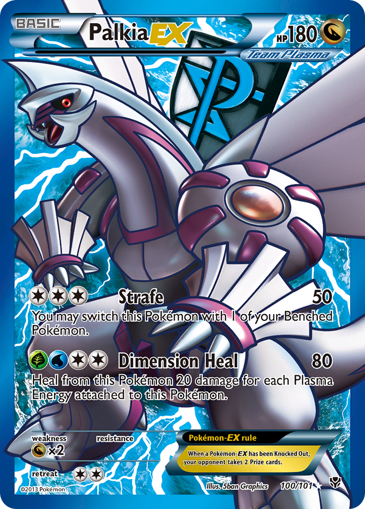 Palkia EX (100/101) [Black & White: Plasma Blast] | Pegasus Games WI