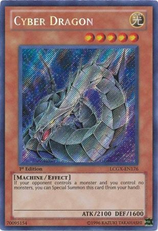 Cyber Dragon (Alternate Art) [LCGX-EN176] Secret Rare | Pegasus Games WI