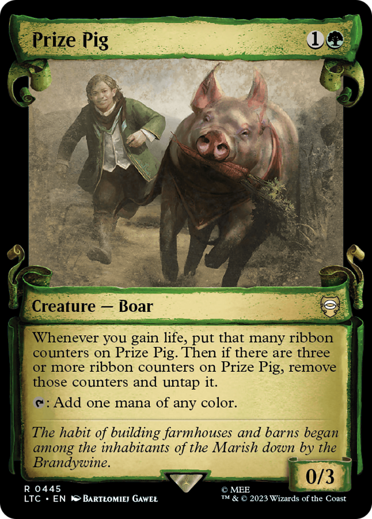 Prize Pig [The Lord of the Rings: Tales of Middle-Earth Commander Showcase Scrolls] | Pegasus Games WI