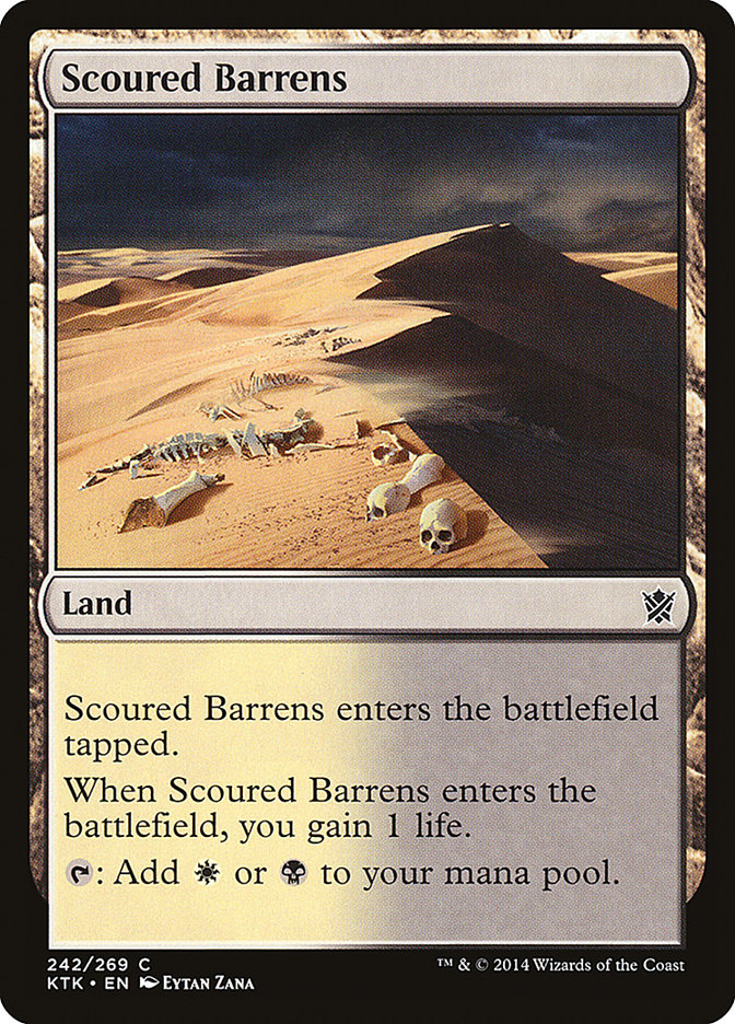 Scoured Barrens [Khans of Tarkir] | Pegasus Games WI