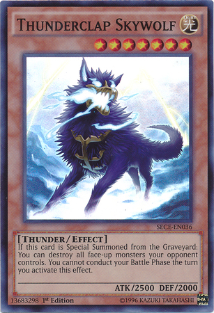 Thunderclap Skywolf [SECE-EN036] Super Rare | Pegasus Games WI