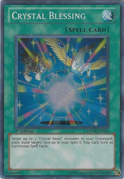 Crystal Blessing [RYMP-EN050] Secret Rare | Pegasus Games WI