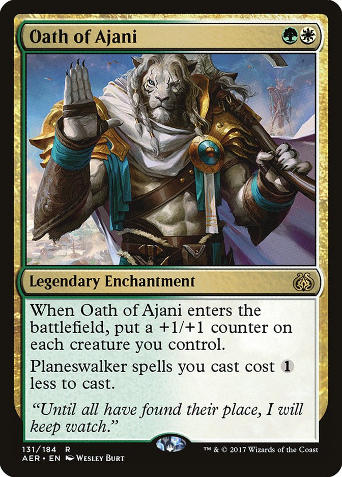 Oath of Ajani [Aether Revolt] | Pegasus Games WI