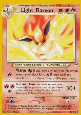 Light Flareon (46/105) [Neo Destiny Unlimited] | Pegasus Games WI