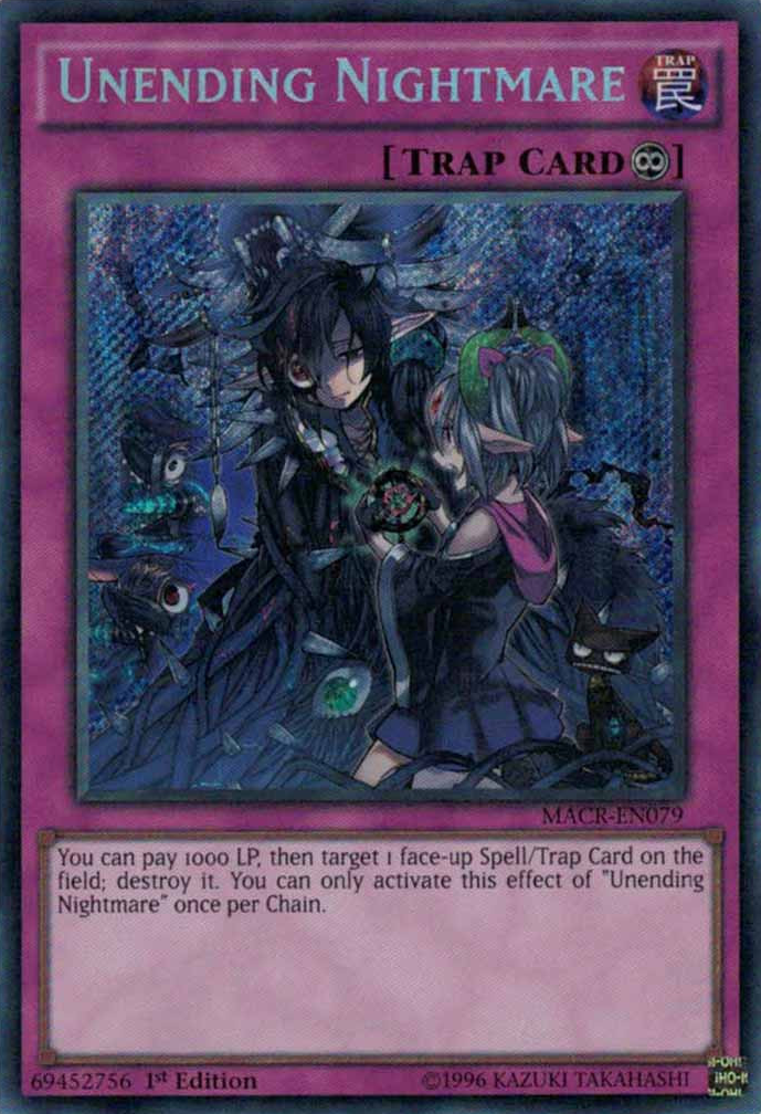 Unending Nightmare [MACR-EN079] Secret Rare | Pegasus Games WI