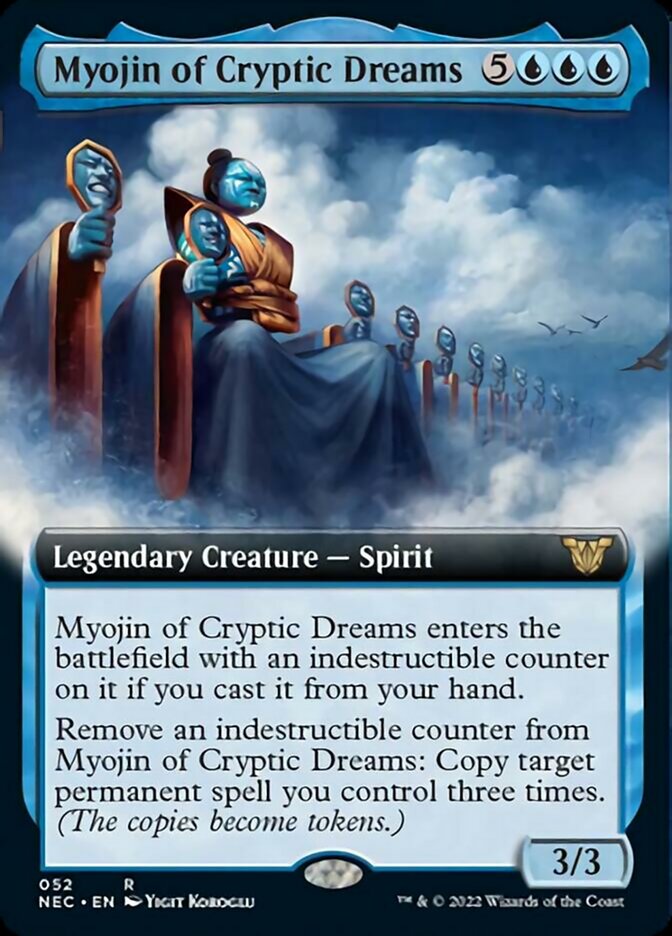 Myojin of Cryptic Dreams (Extended Art) [Kamigawa: Neon Dynasty Commander] | Pegasus Games WI
