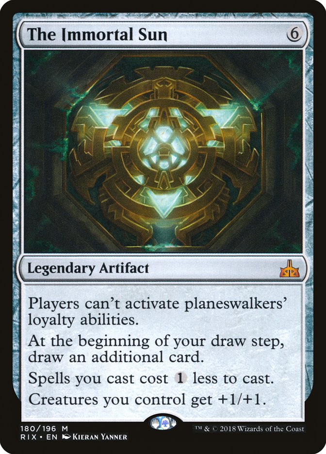 The Immortal Sun [Rivals of Ixalan] | Pegasus Games WI