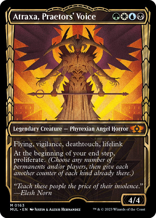 Atraxa, Praetors' Voice (Halo Foil) [Multiverse Legends] | Pegasus Games WI