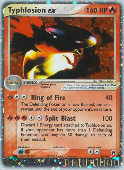 Typhlosion ex (99/100) [EX: Sandstorm] | Pegasus Games WI