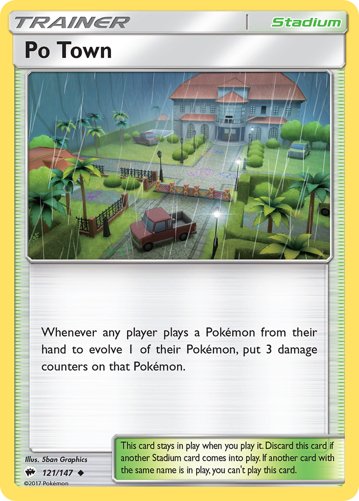 Po Town (121/147) [Sun & Moon: Burning Shadows] | Pegasus Games WI