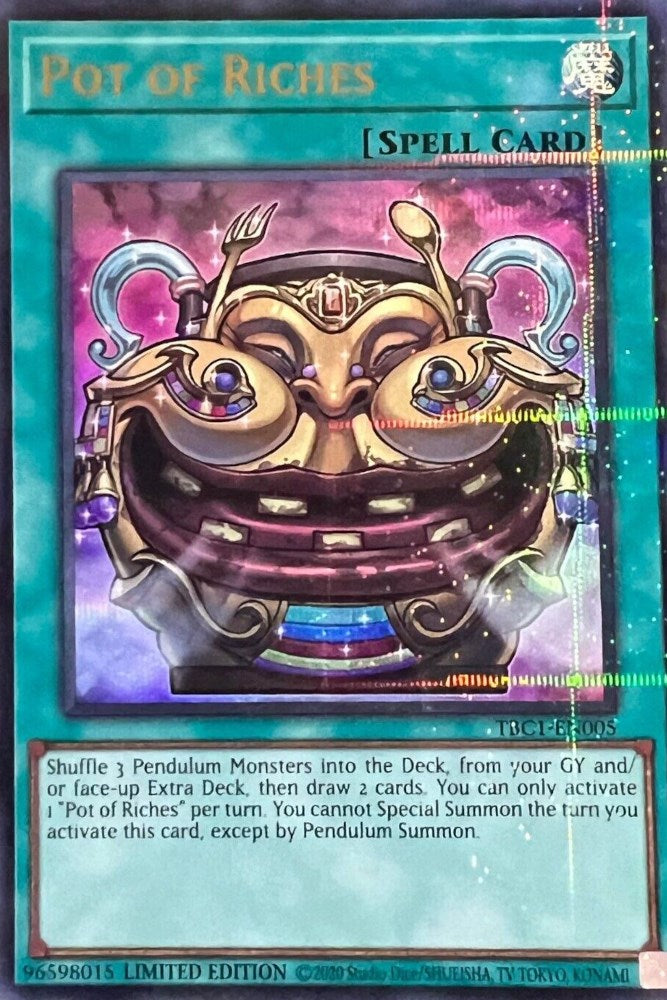 Pot of Riches [TBC1-EN005] Ultra Rare | Pegasus Games WI
