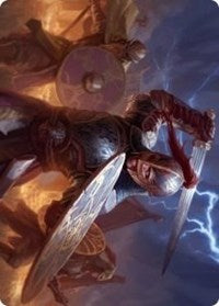 Beskir Shieldmate Art Card [Kaldheim Art Series] | Pegasus Games WI