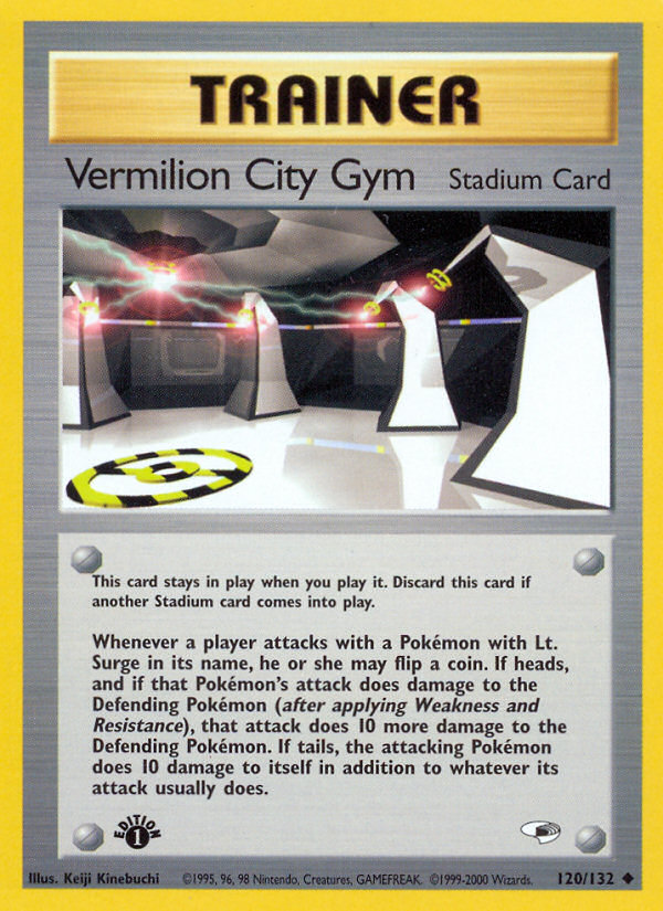 Vermilion City Gym (120/132) [Gym Heroes 1st Edition] | Pegasus Games WI