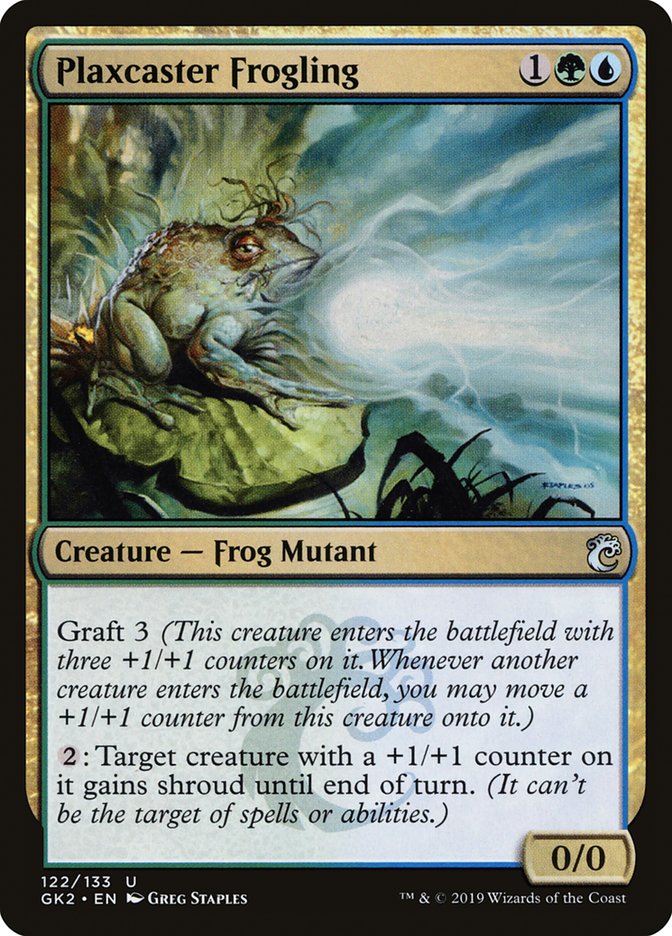 Plaxcaster Frogling [Ravnica Allegiance Guild Kit] | Pegasus Games WI