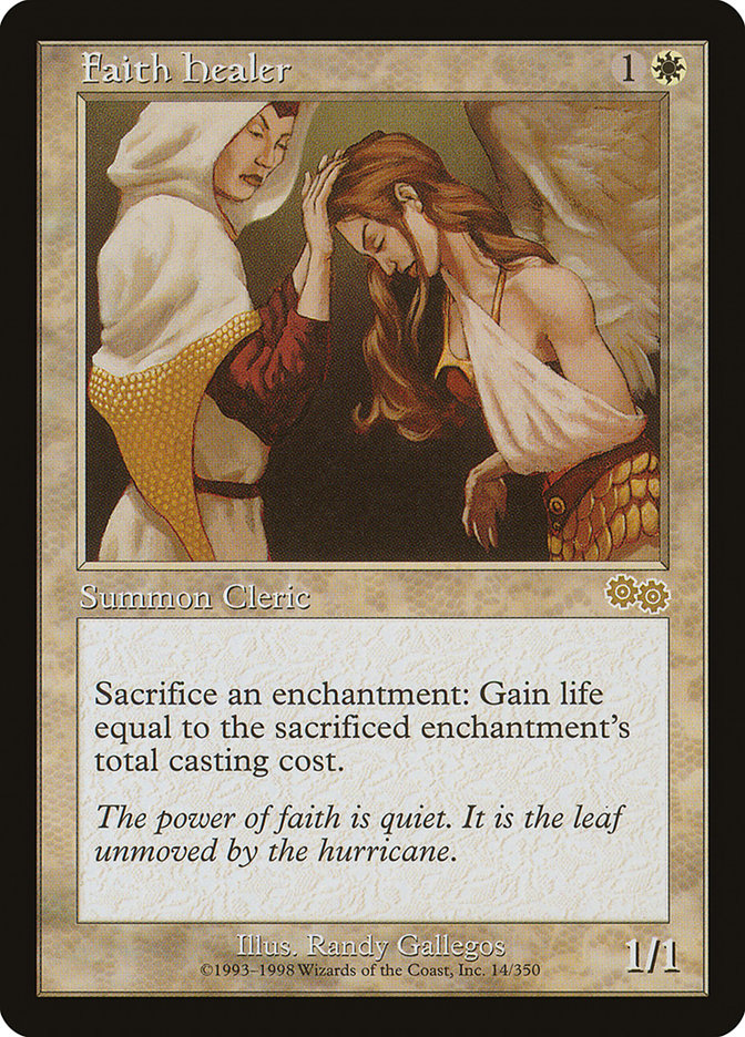 Faith Healer [Urza's Saga] | Pegasus Games WI