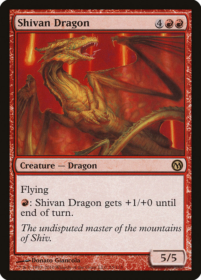 Shivan Dragon [Duels of the Planeswalkers] | Pegasus Games WI