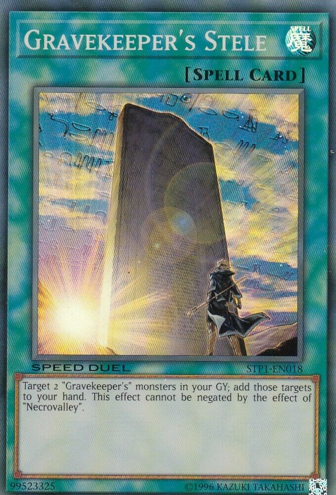 Gravekeeper's Stele [STP1-EN018] Super Rare | Pegasus Games WI