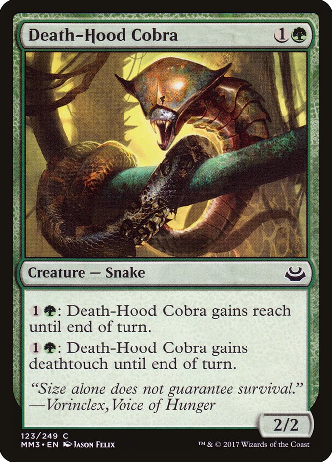 Death-Hood Cobra [Modern Masters 2017] | Pegasus Games WI