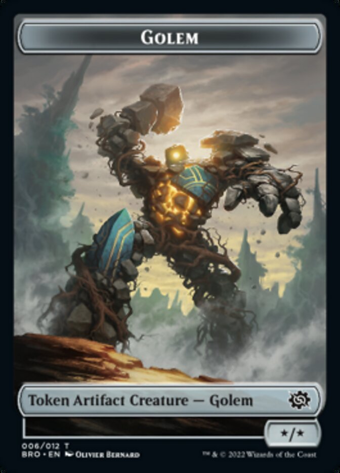 Golem Token [The Brothers' War Tokens] | Pegasus Games WI