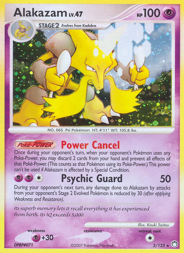 Alakazam (2/123) [Diamond & Pearl: Mysterious Treasures] | Pegasus Games WI