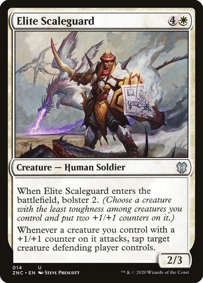 Elite Scaleguard [Zendikar Rising Commander] | Pegasus Games WI