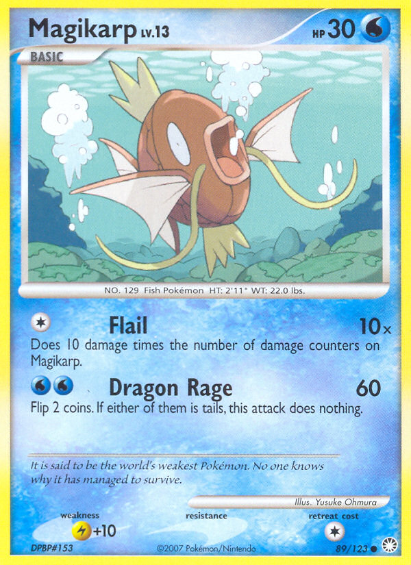 Magikarp (89/123) [Diamond & Pearl: Mysterious Treasures] | Pegasus Games WI