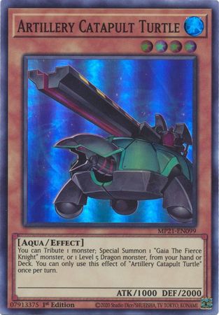 Artillery Catapult Turtle [MP21-EN099] Super Rare | Pegasus Games WI