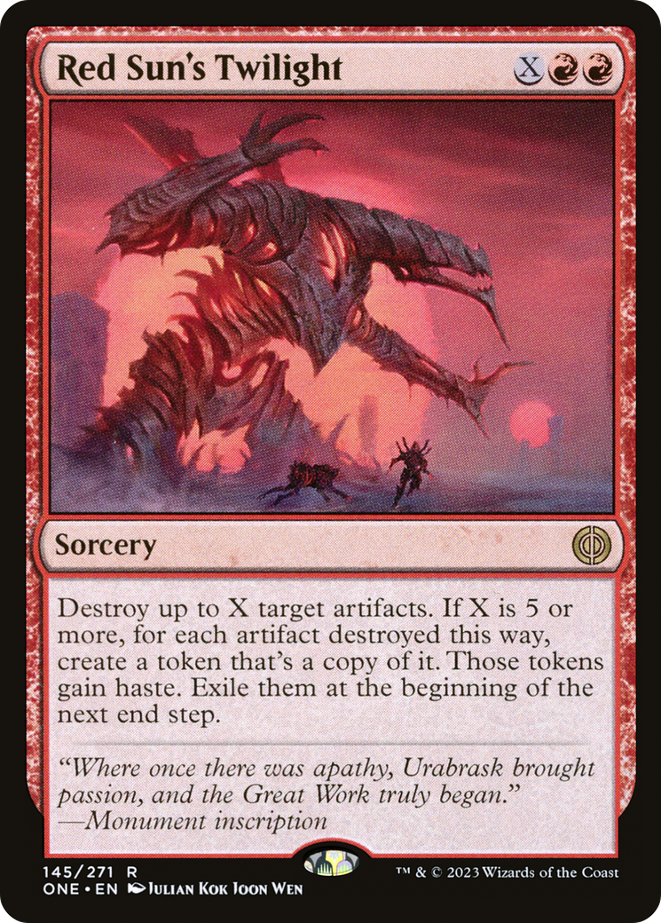 Red Sun's Twilight [Phyrexia: All Will Be One] | Pegasus Games WI