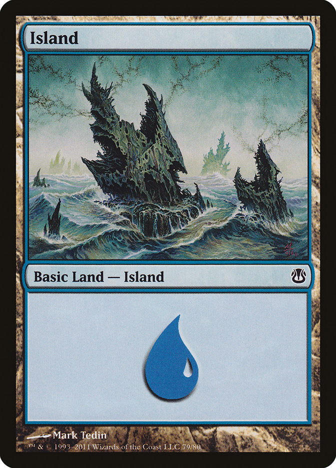 Island (79) [Duel Decks: Ajani vs. Nicol Bolas] | Pegasus Games WI