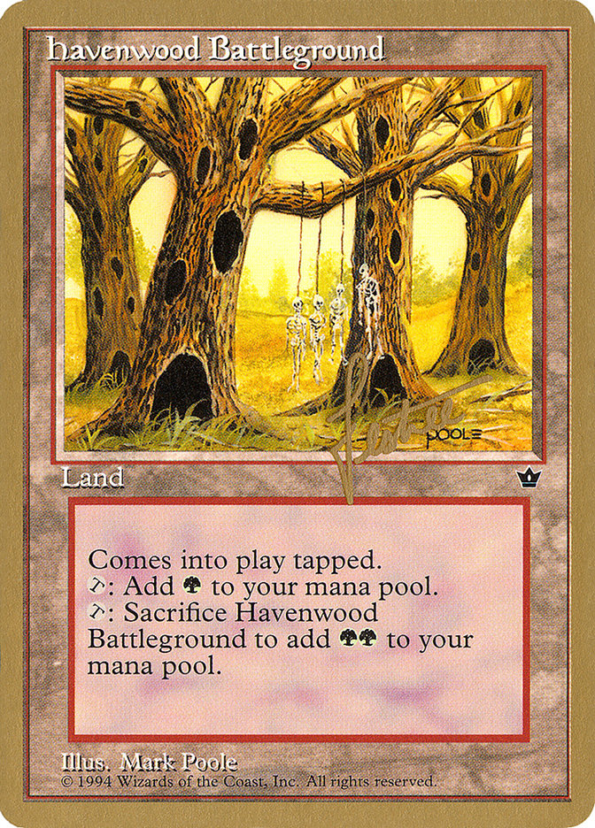 Havenwood Battleground (Bertrand Lestree) [Pro Tour Collector Set] | Pegasus Games WI