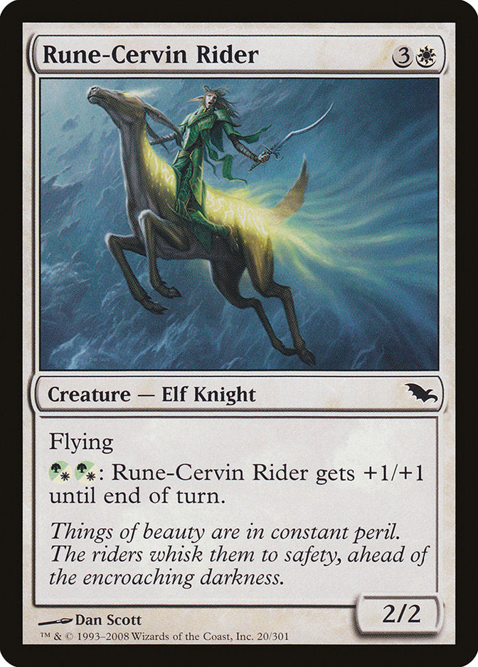 Rune-Cervin Rider [Shadowmoor] | Pegasus Games WI