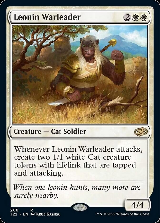 Leonin Warleader [Jumpstart 2022] | Pegasus Games WI