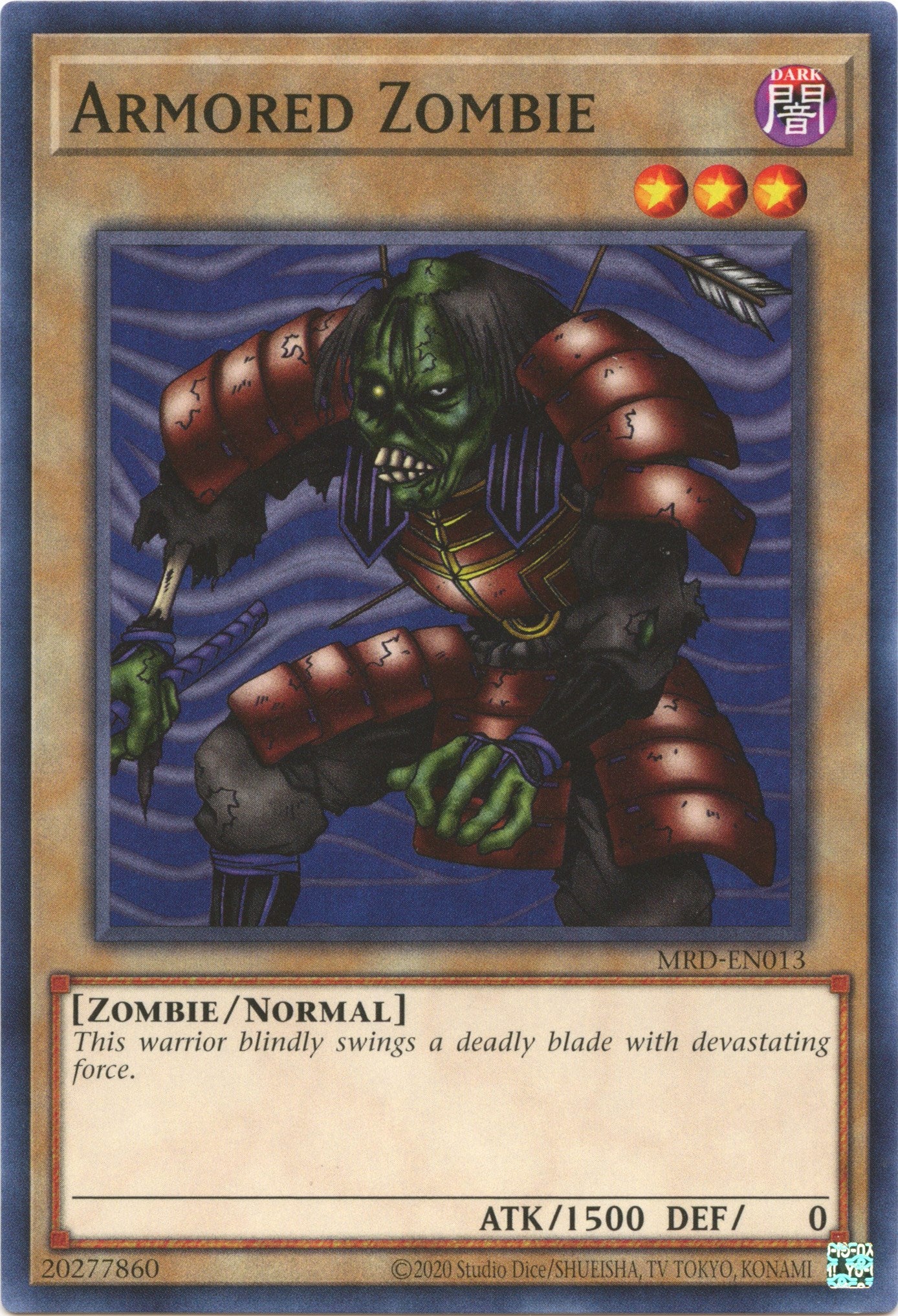 Armored Zombie (25th Anniversary) [MRD-EN013] Common | Pegasus Games WI