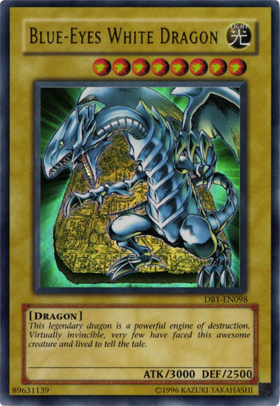 Blue-Eyes White Dragon [DB1-EN098] Ultra Rare | Pegasus Games WI