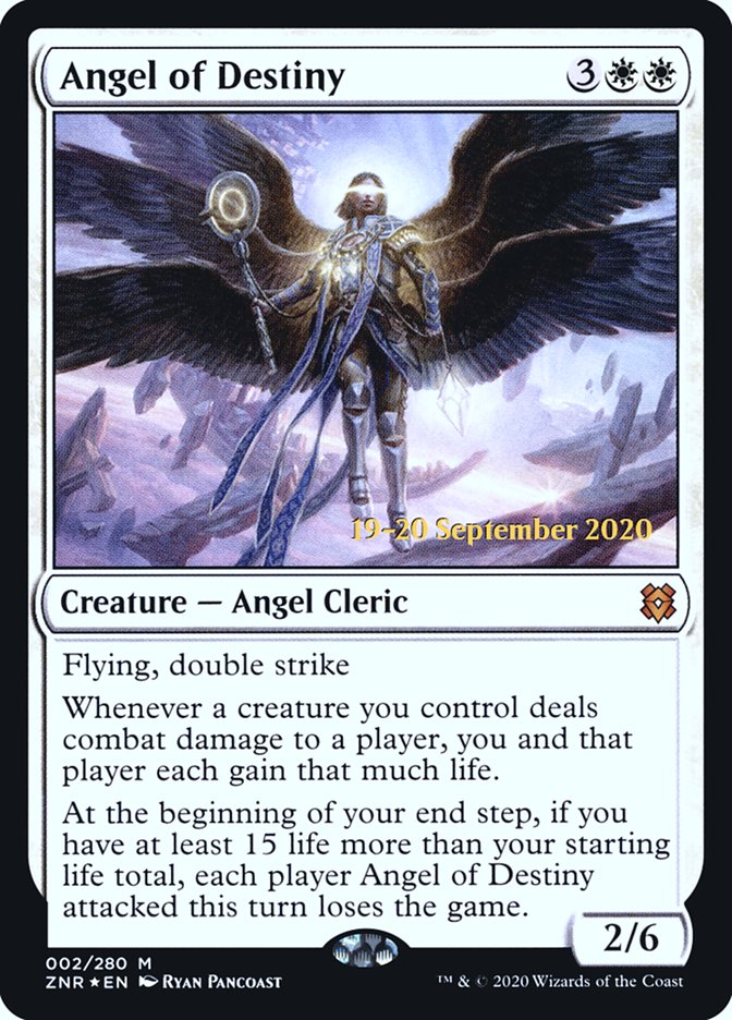 Angel of Destiny [Zendikar Rising Prerelease Promos] | Pegasus Games WI