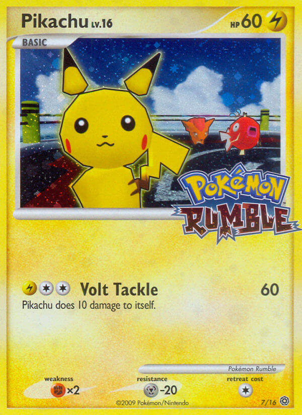 Pikachu (7/16) [Pokémon Rumble] | Pegasus Games WI