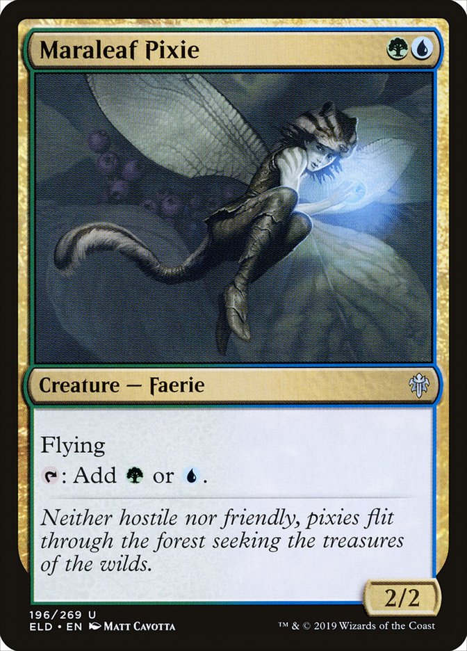 Maraleaf Pixie [Throne of Eldraine] | Pegasus Games WI